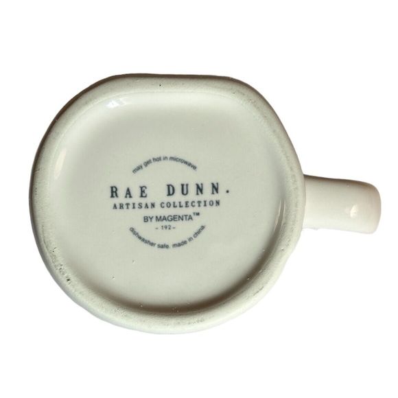 Rae Dunn by Magenta Artisan Collection 20 oz Red Letter PEACE Coffee Mug - Picture 6 of 6